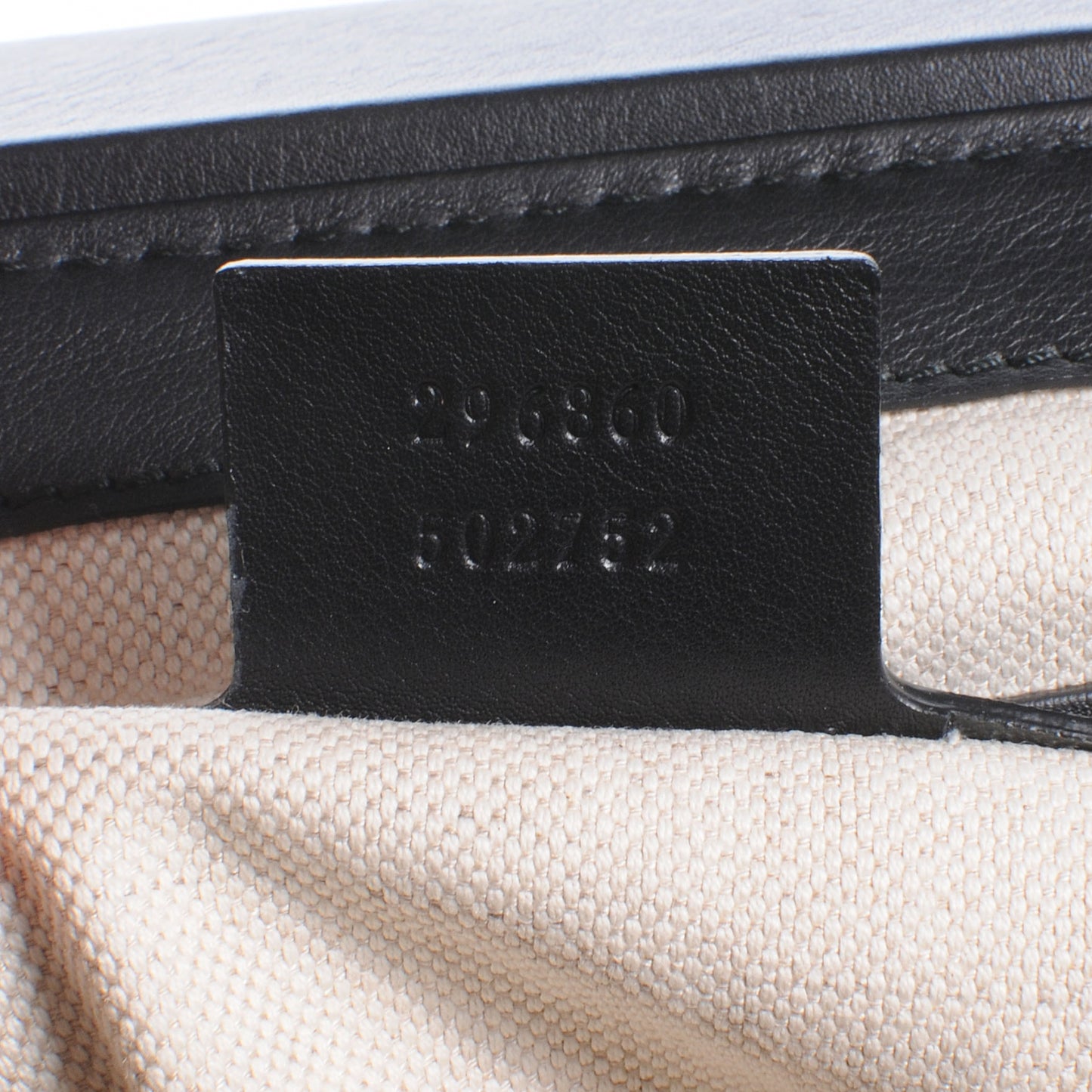 Leather Bold Bamboo Medium Top Handle Bag Black