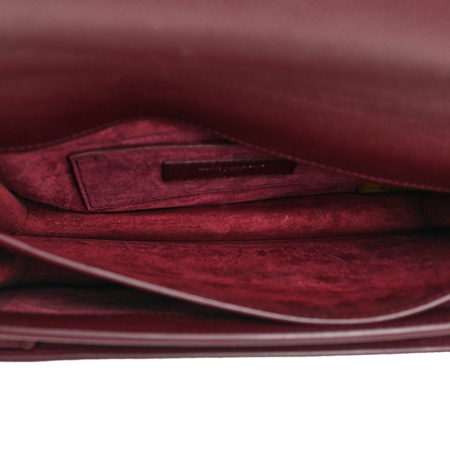 Calfskin Monogram Medium Sunset Satchel Rouge Legion