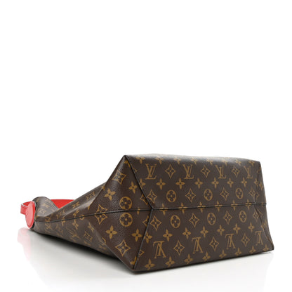 Louis Vuitton Monogram Flower Hobo Coquelicot 4 of 8