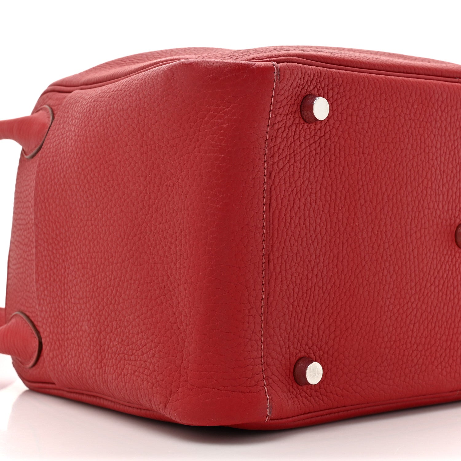 Hermes Taurillon Clemence Lindy 30 Rouge Garance 10 of 19