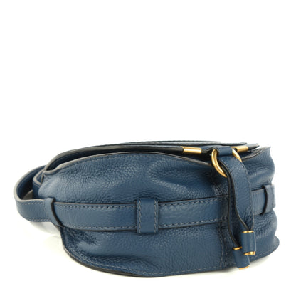 Chloe Calfskin Mini Marcie Round Crossbody Bag Royal Navy 4 of 9
