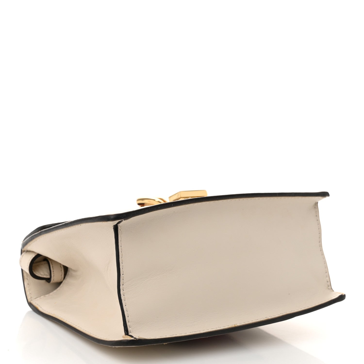 Gucci Calfskin Mini Sylvie Top Handle Bag White 4 of 13