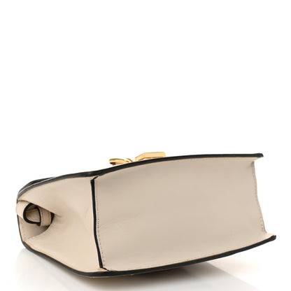 Gucci Calfskin Mini Sylvie Top Handle Bag White 4 of 13