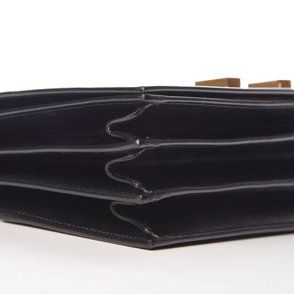 Saint Laurent Smooth Calfskin Medium Domino Shoulder Bag Black 8 of 9