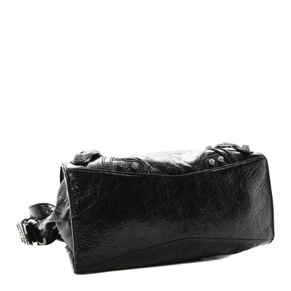 Balenciaga Agneau Arena Crystal Neo Cagole Handbag XS Black 4 of 10