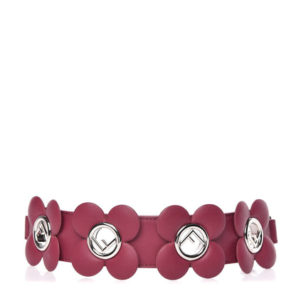 Fendi Vitello Century Opaco F is Fendi Floral Mini Strap You Black Cherry 1 of 7