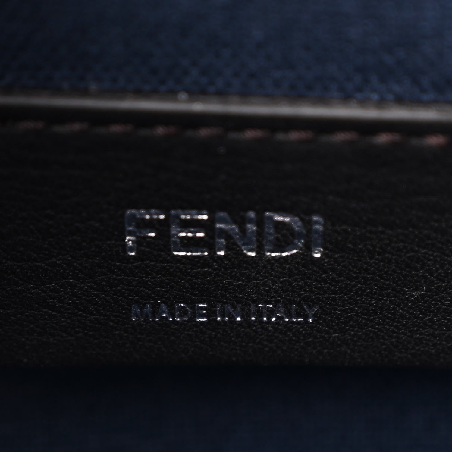 Fendi Canvas Vitello Grace F is Fendi FF Embroidered Mini Mon Tresor Bucket Bag Mirto 6 of 11