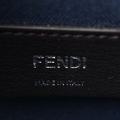 Fendi Canvas Vitello Grace F is Fendi FF Embroidered Mini Mon Tresor Bucket Bag Mirto 6 of 11