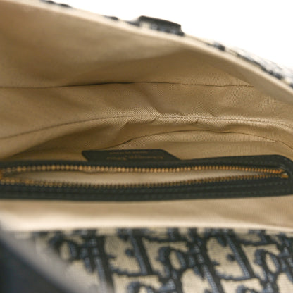 Christian Dior Oblique Saddle Bag Blue 5 of 7