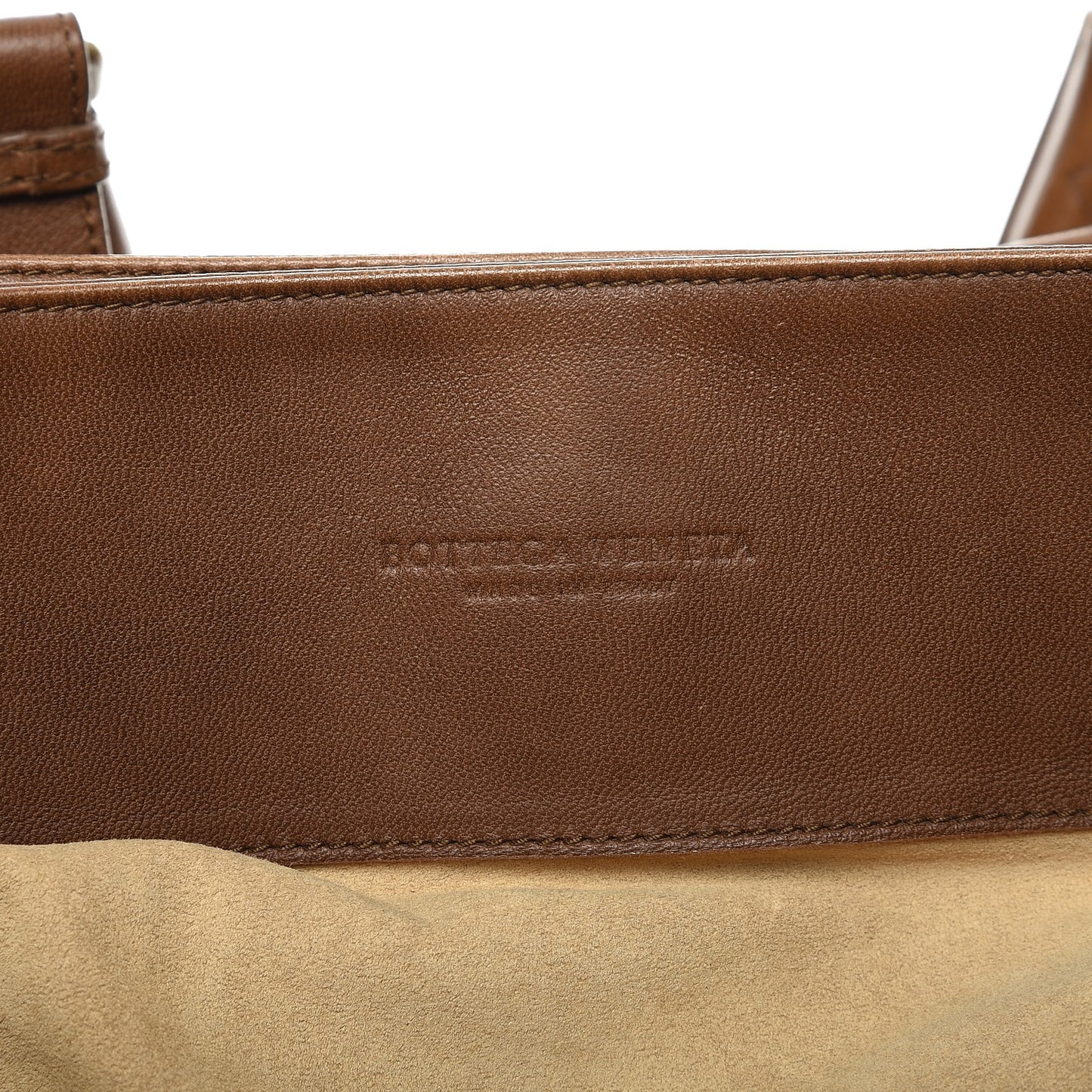 Nappa Intrecciato Medium Roma Tote Noce