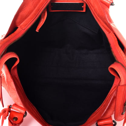 Balenciaga Agneau Classic Hardware City Vermillion 6 of 12