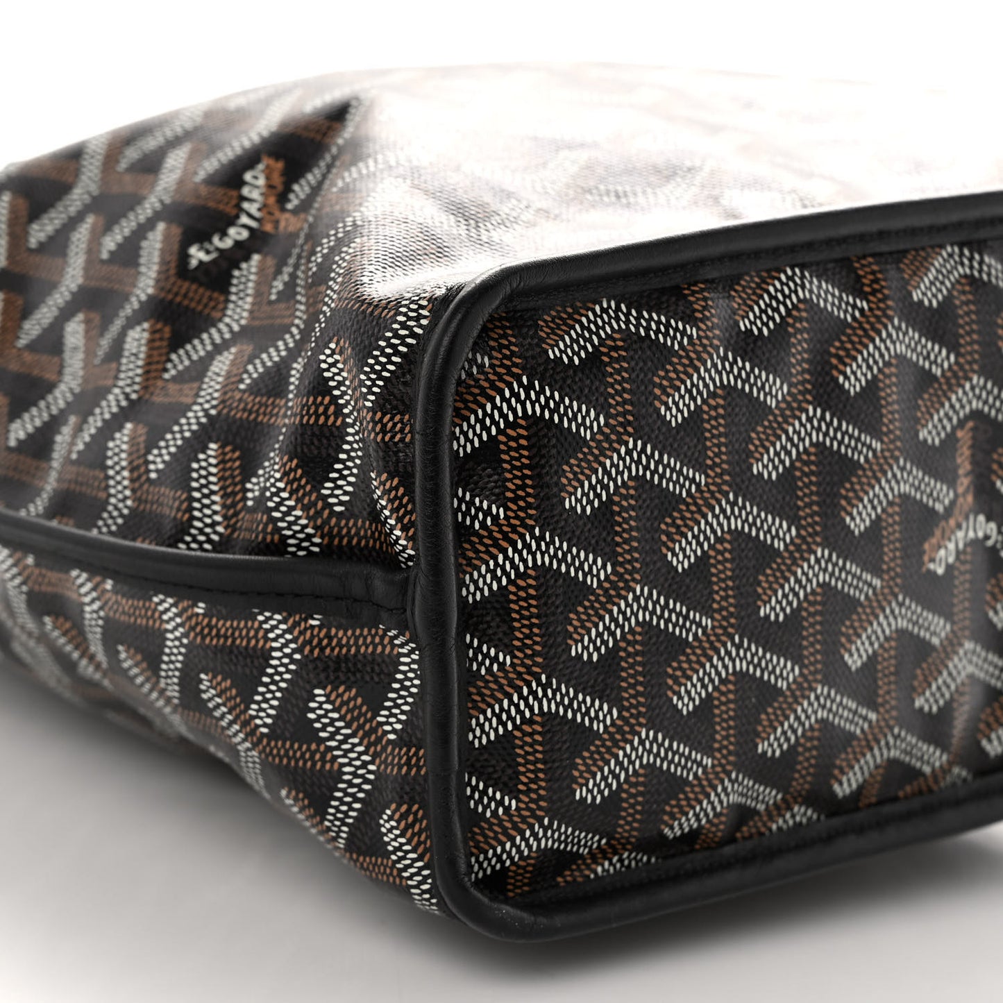 Goyardine Reversible Mini Anjou Black