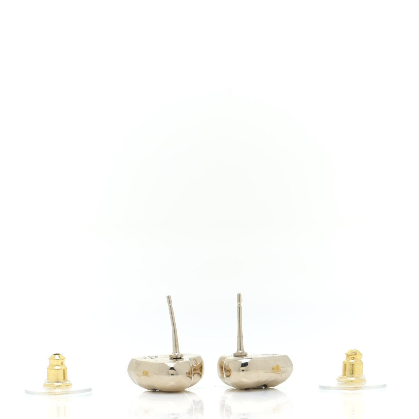 CC Heart Earrings Gold