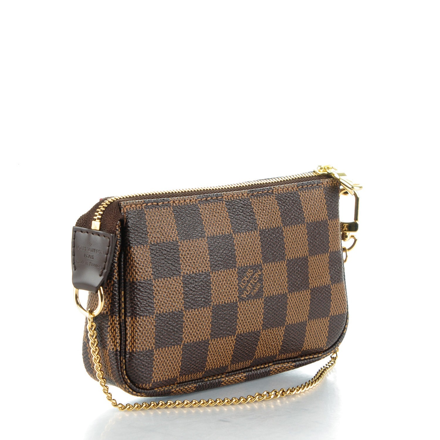 Louis Vuitton Damier Ebene Complice Trunks and Bags Mini Pochette Accessories Red 3 of 7