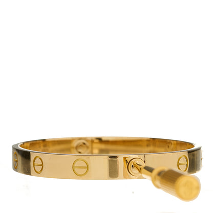 Cartier 18K Yellow Gold Love Bracelet 16 9 of 9