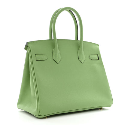 Hermes Epsom BIRKIN 30 Vert Criquet 3 of 15