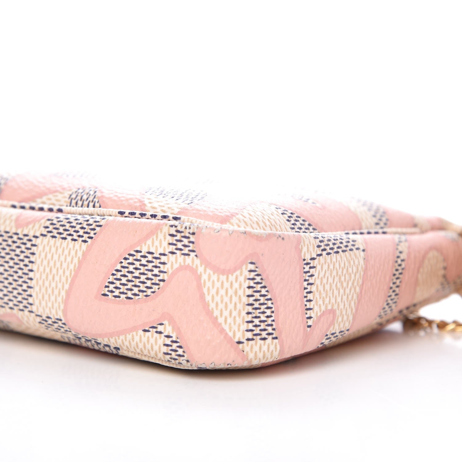 Louis Vuitton Damier Azur Tahitienne Mini Pochette Accessories 8 of 9