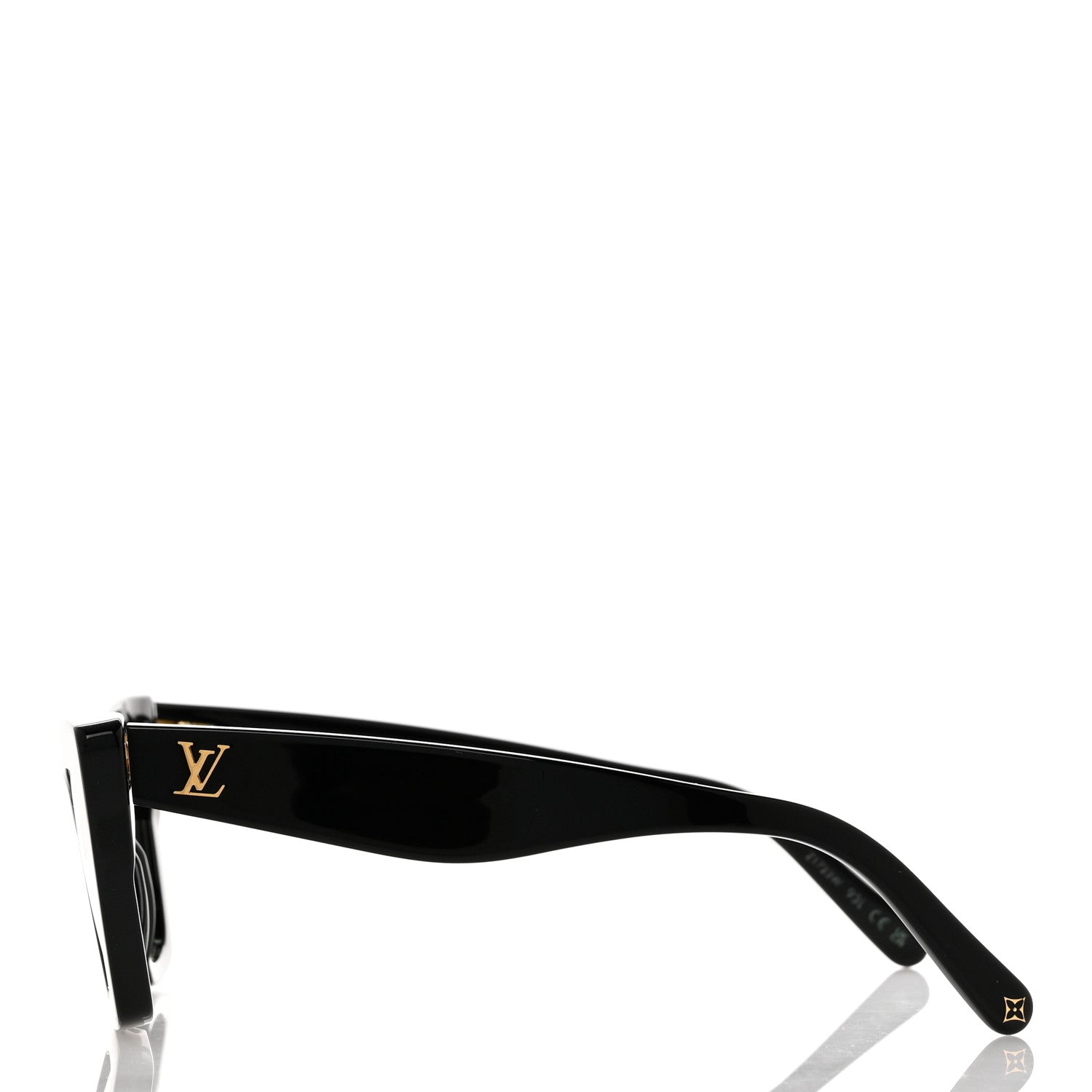 Louis Vuitton Acetate LV Fame Cat Eye Sunglasses Z1723W Black 3 of 9