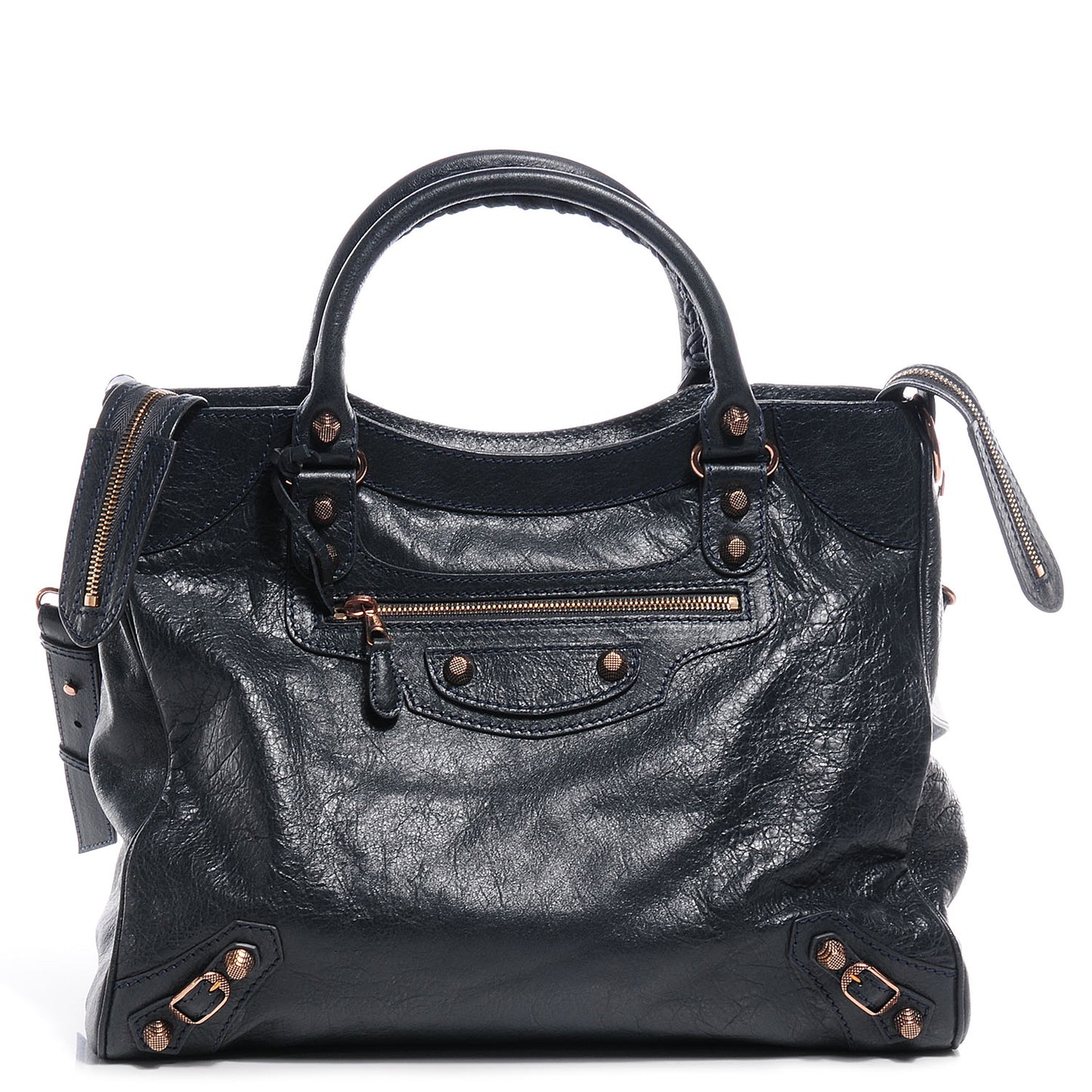 Agneau Giant 12 Rose Gold Hardware Velo Anthracite