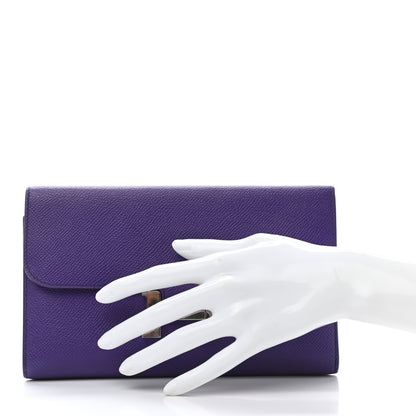 Hermes Epsom Constance Long Wallet Crocus 2 of 9