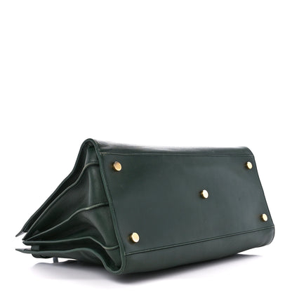 Saint Laurent Calfskin Large Sac de Jour Carryall Dark Green 4 of 16