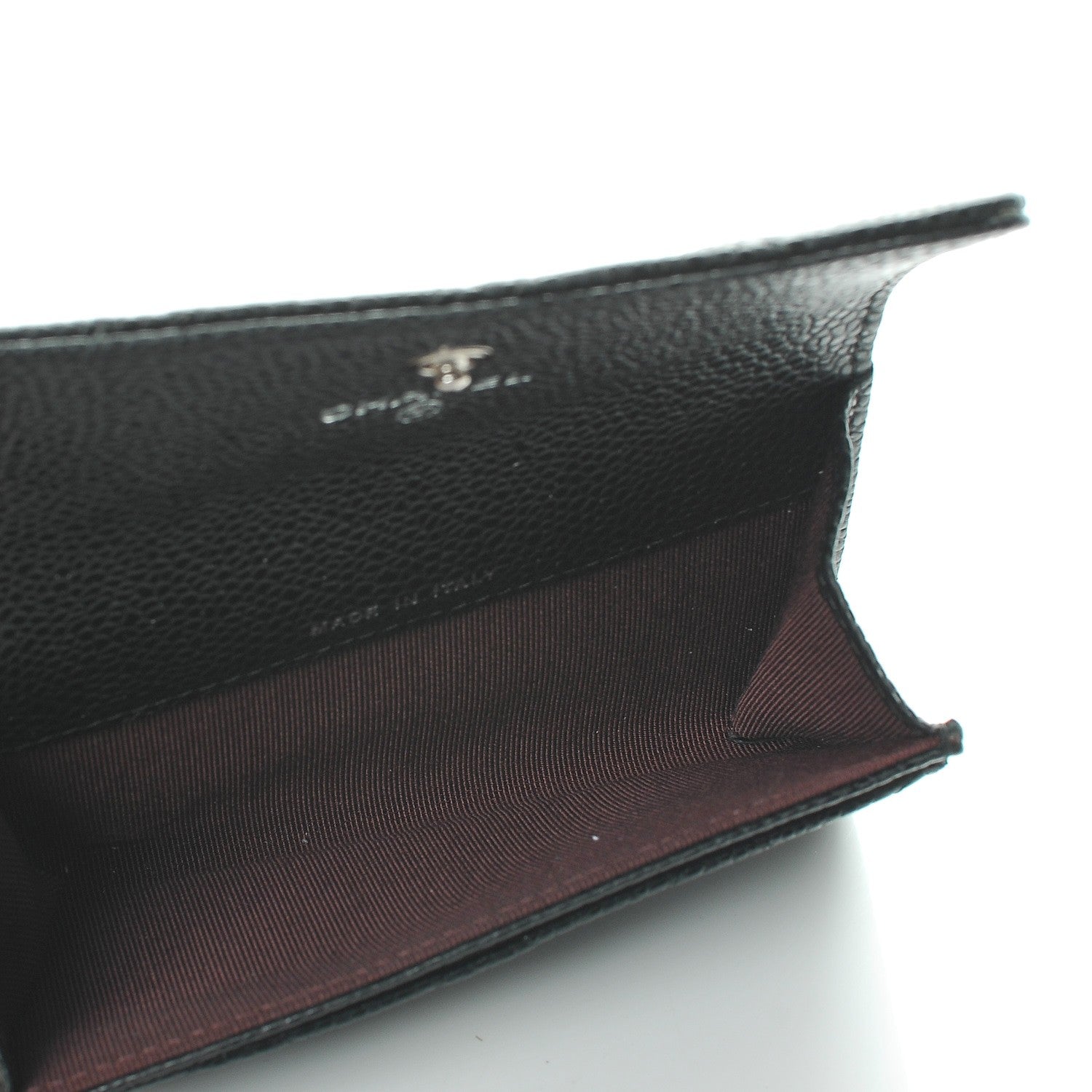 Chanel Caviar Quilted Flap Card Holder Black 5 of 9