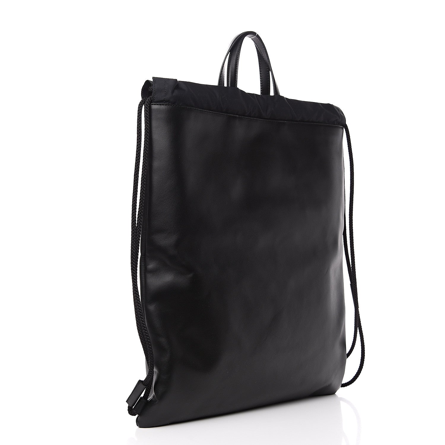 Gucci Calfskin Small GucciGhost Drawstring Backpack Black 2 of 10