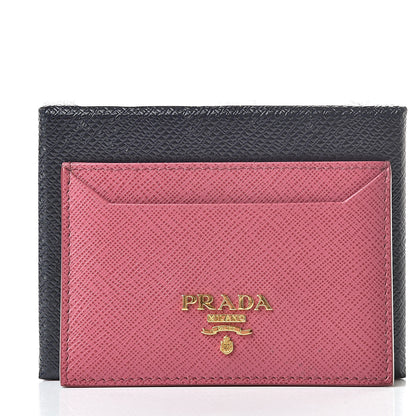 Prada Saffiano Metal Card Case Bruyere 8 of 8