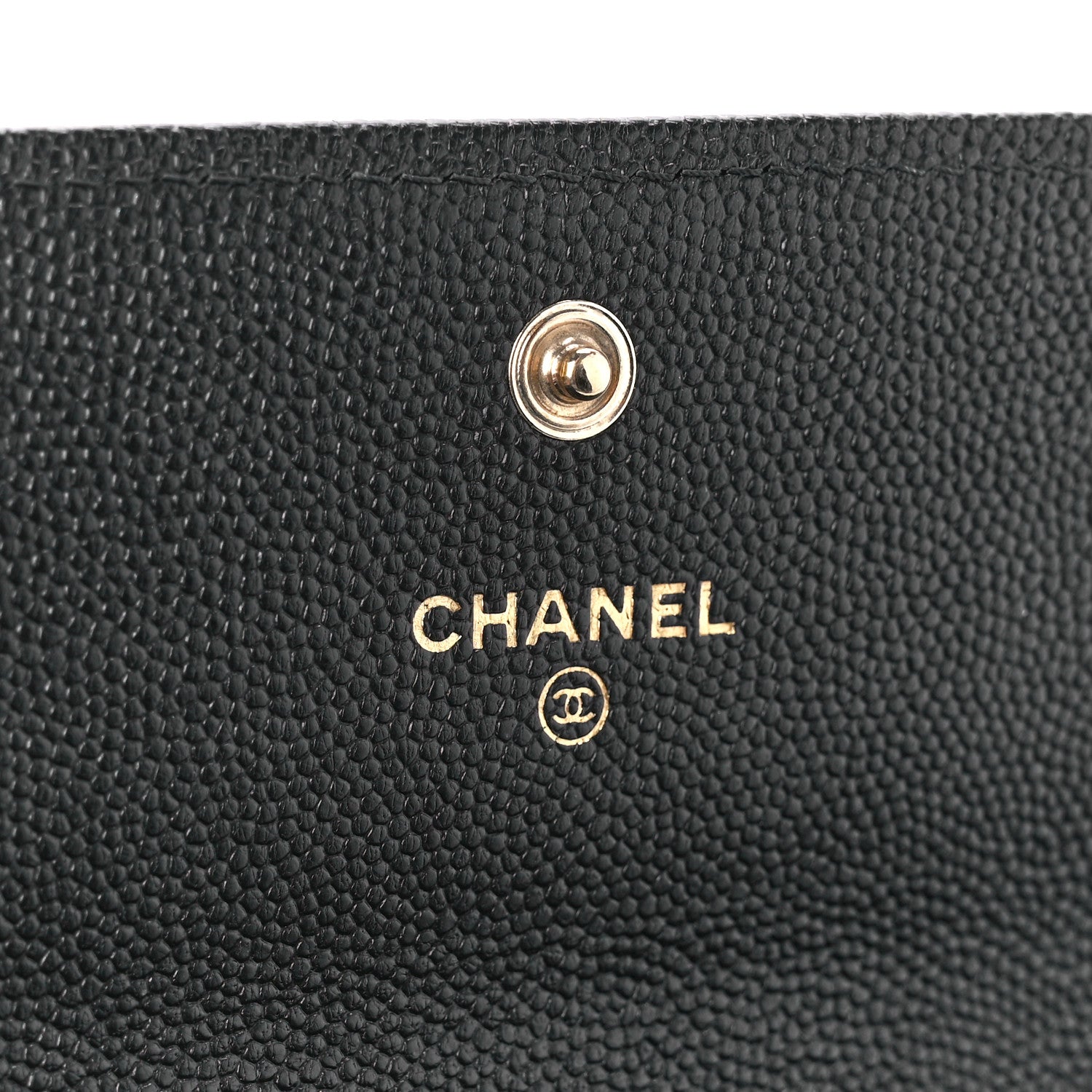 Chanel Caviar Quilted Large Boy Gusset Flap Wallet Black 6 of 12