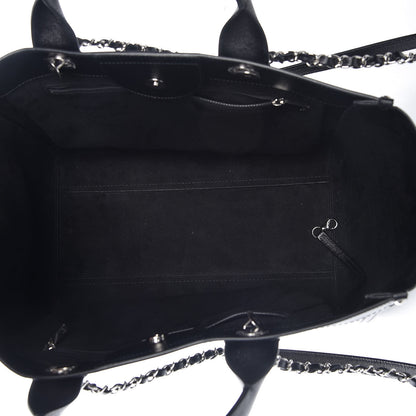 Chanel Caviar Medium Studded Deauville Tote Black 6 of 10