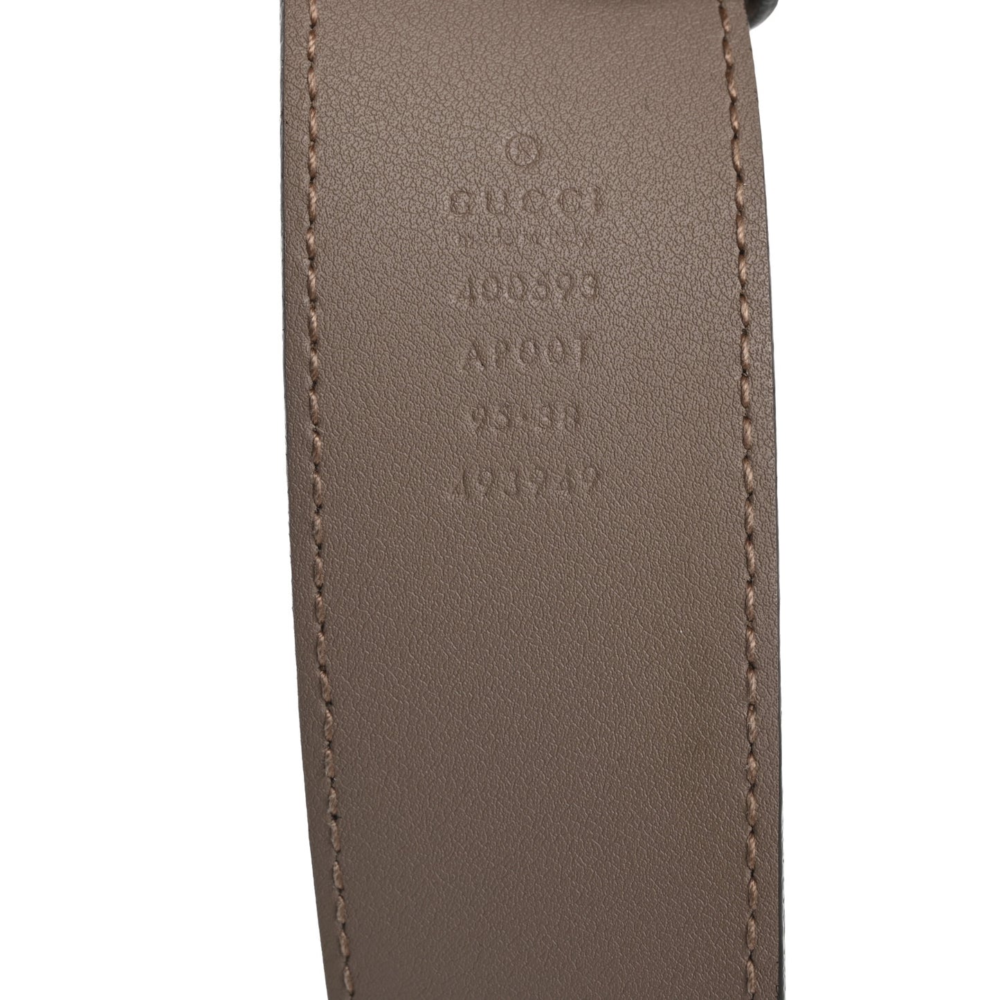 Calfskin Double G 40mm Belt 95 38 Porcelain Rose