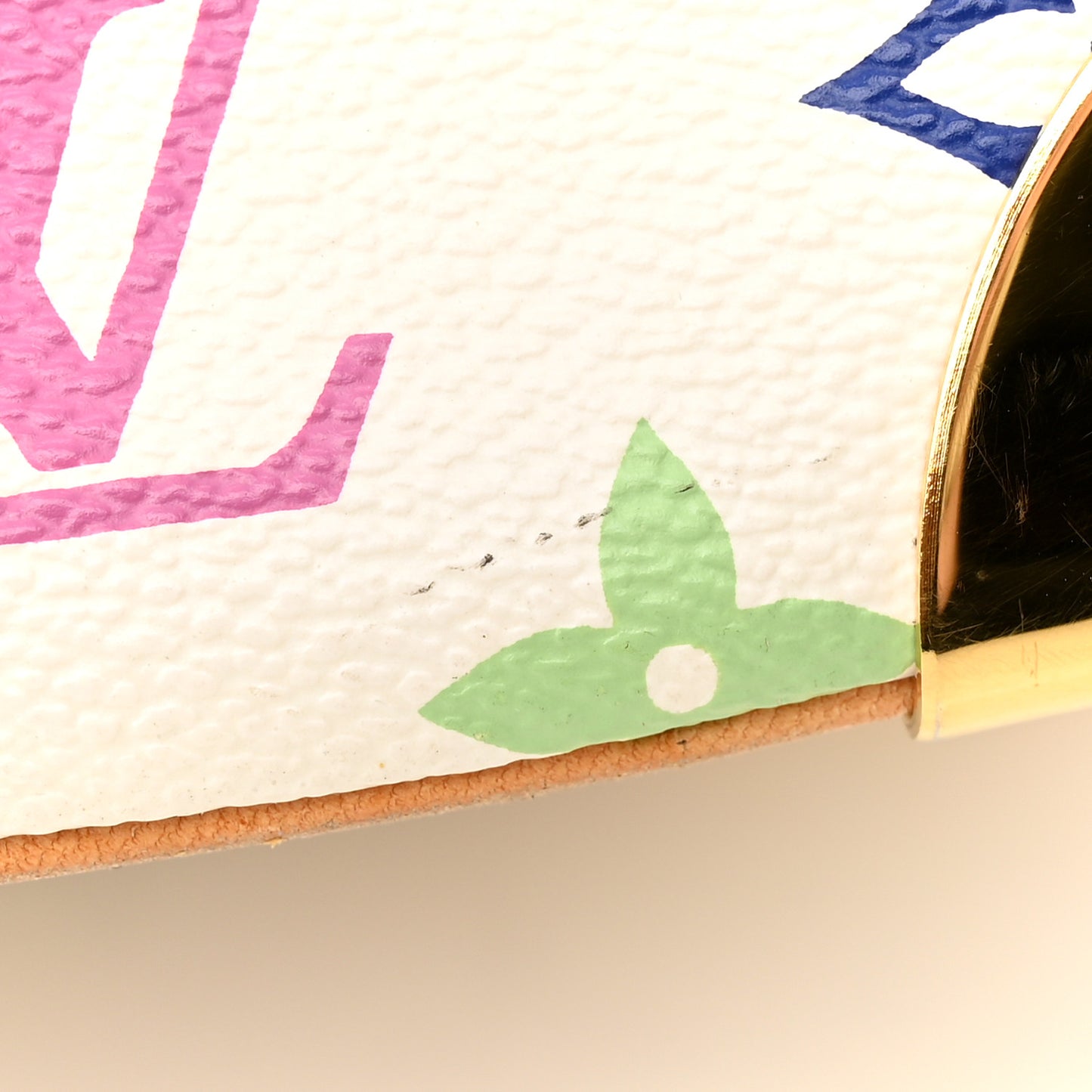 Monogram Multicolor Trouville White