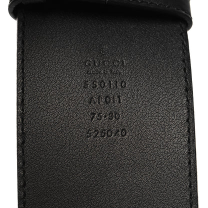 Gucci Calfskin Crystal Double G 55mm Belt 75 30 Black 5 of 6