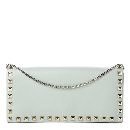 Valentino Garavani Vitello Watercolor Chain Crossbody Bag Rose Green Yellow Sky 1 of 8