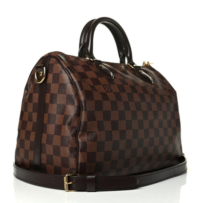 Louis Vuitton Damier Ebene Speedy Bandouliere 30 2 of 8
