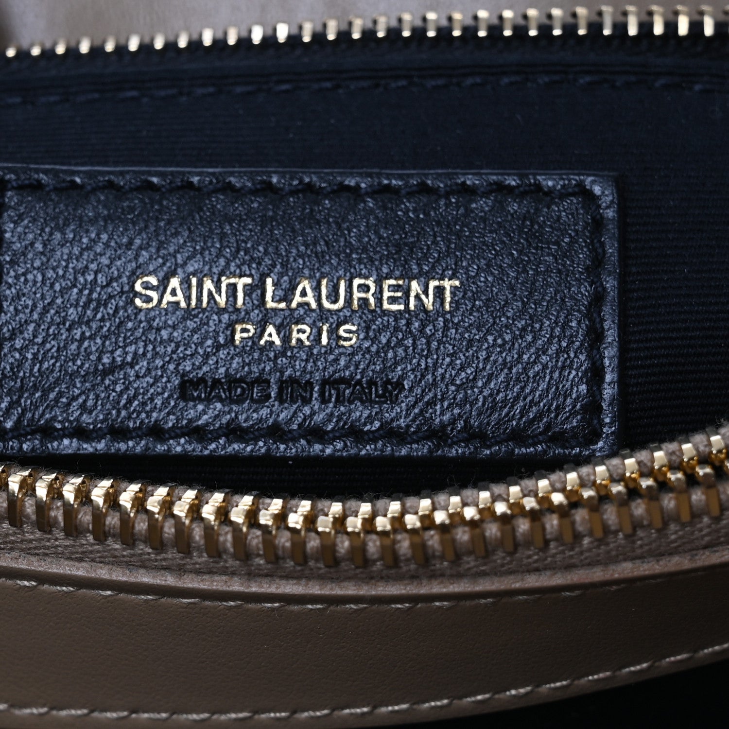 Saint Laurent Calfskin Y Quilted Monogram Medium Loulou Chain Satchel Dark Latte 7 of 12