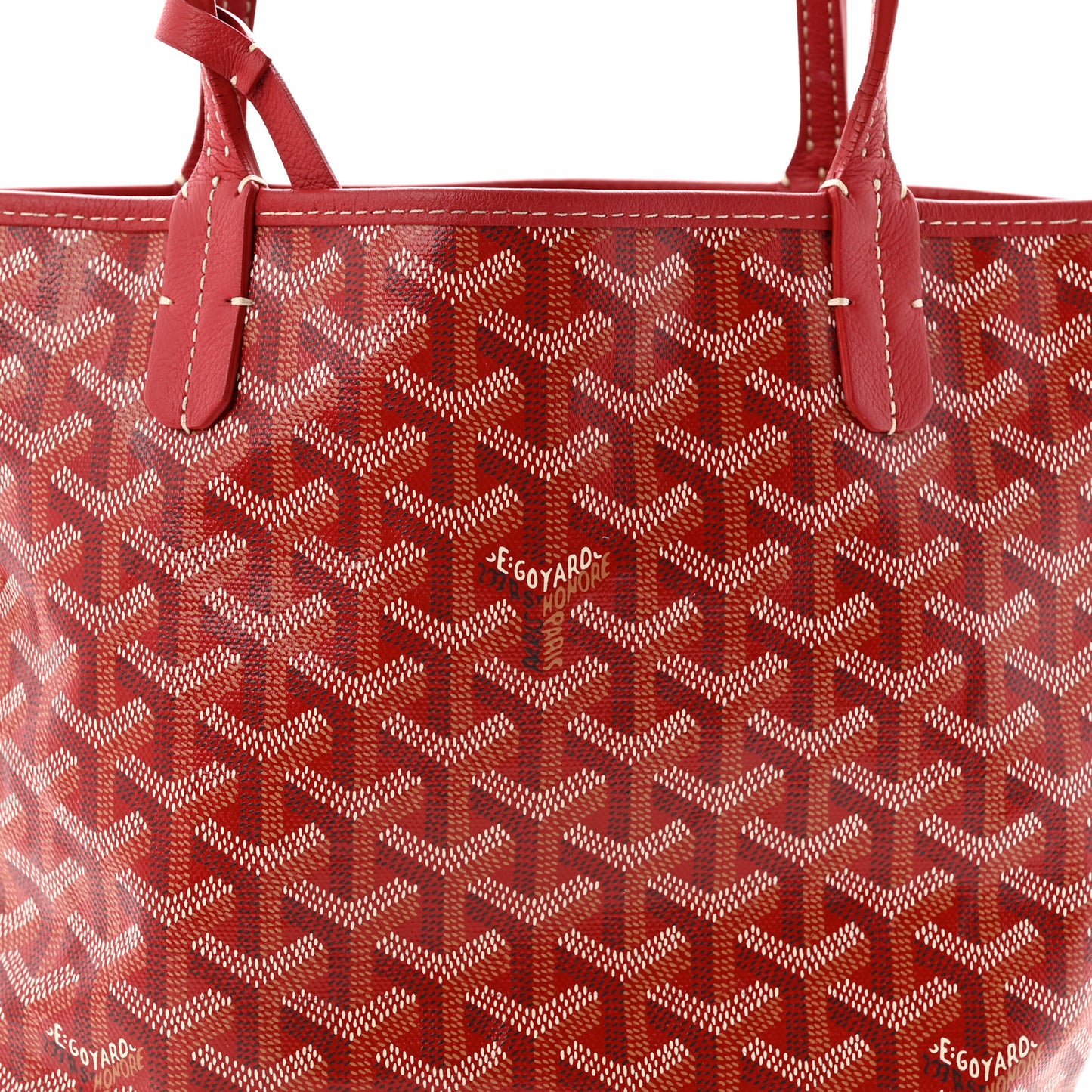 Goyardine Reversible Mini Anjou Red