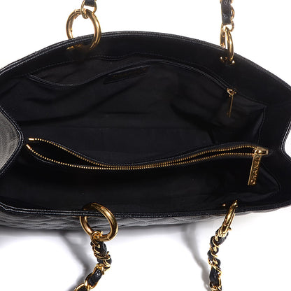 Chanel Caviar Quilted Grand Shopping Tote GST Black 5 of 7