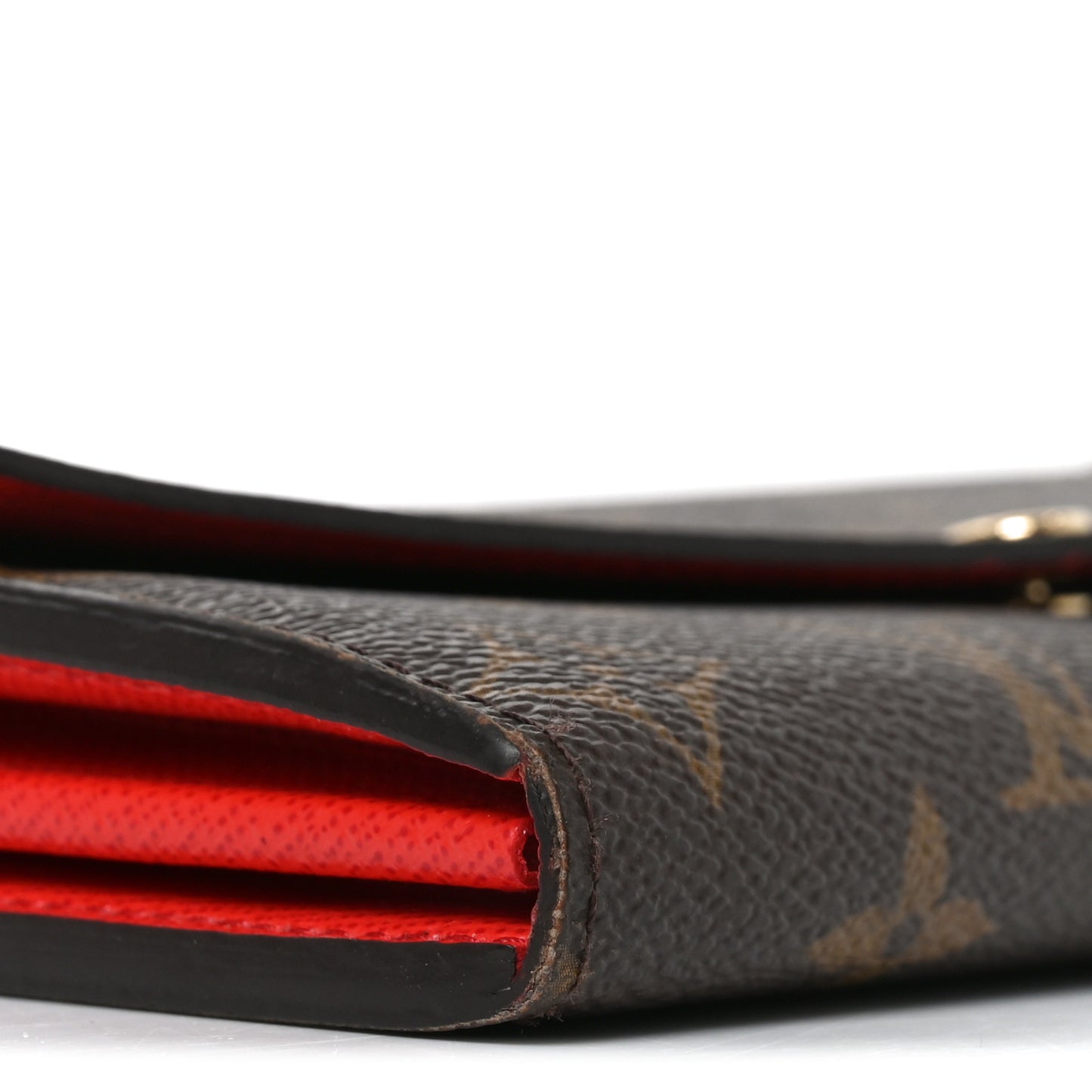 Monogram Sarah Wallet NM Coquelicot