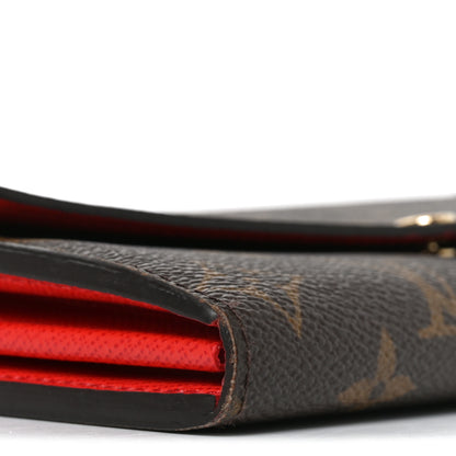 Louis Vuitton Monogram Sarah Wallet NM Coquelicot 7 of 8