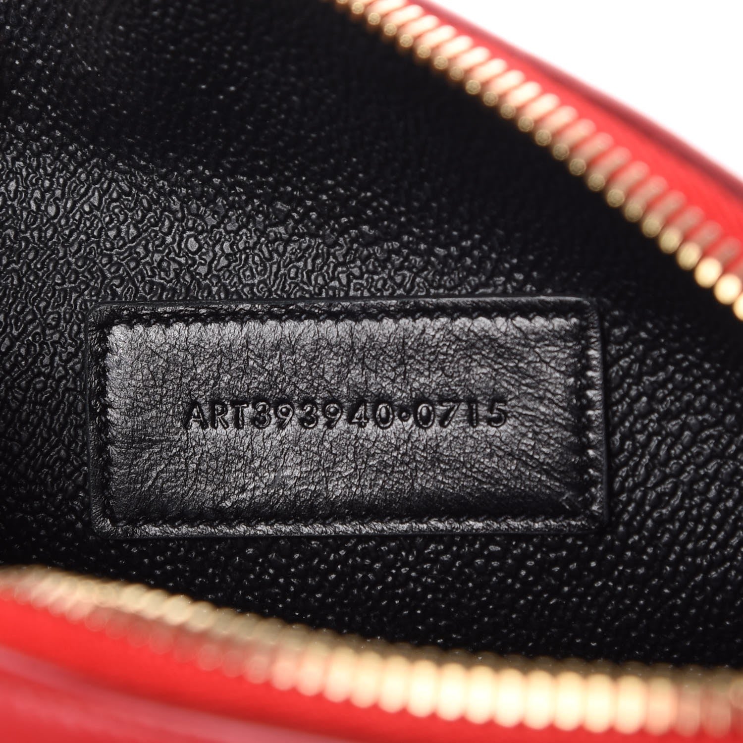 Saint Laurent Calfskin Cosmetic Case New Red 6 of 7