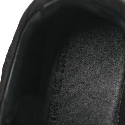 Hermes Air Mesh Suede Goatskin Bouncing Sneakers 37.5 Black Orange 11 of 13