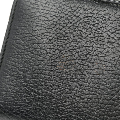 Gucci Dollar Calfskin GG Marmont Zip Around Wallet Black 8 of 8