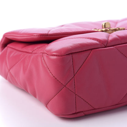 Chanel Goatskin Quilted Medium 19 Flap Pink 6 of 11