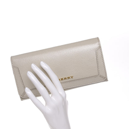 Burberry Patent Penrose Continental Wallet Pale Grey 2 of 9