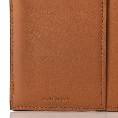 Celine Smooth Lambskin Medium Frame Multifunction Wallet Tan Optic White 6 of 13