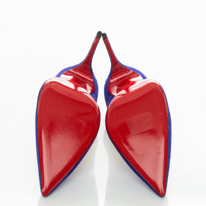 Christian Louboutin Suede So Kate 120 Pumps 40 Purple Pop 5 of 7