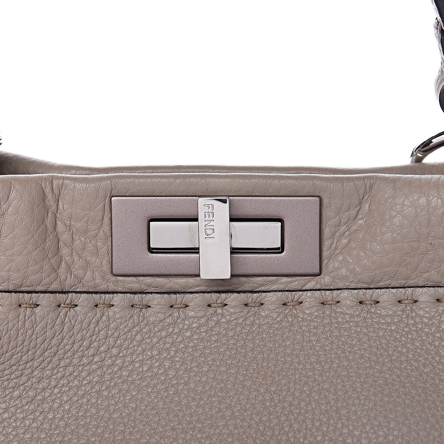 Fendi Cuoio Romano Selleria Medium Peekaboo Iconic Satchel Corda 11 of 11