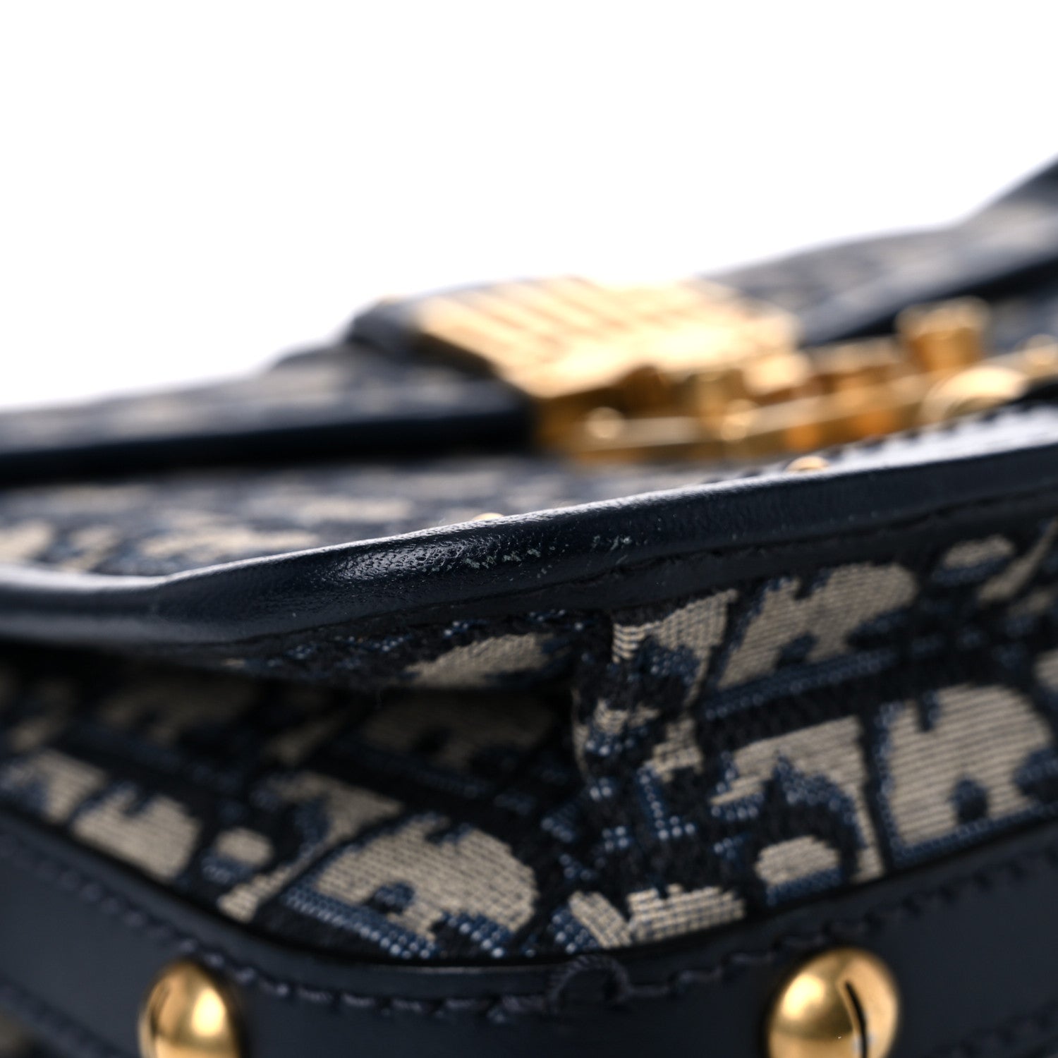 Christian Dior Oblique Square DiorAddict Flap Navy Blue 14 of 18