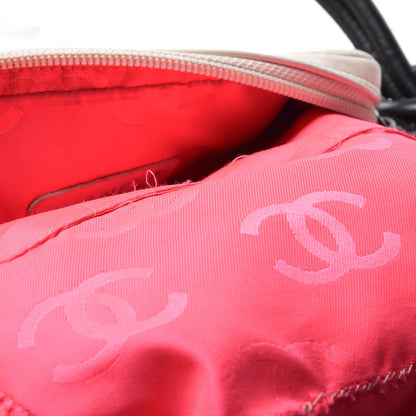 Chanel Calfskin Quilted Medium Cambon Messenger White Black 16 of 16